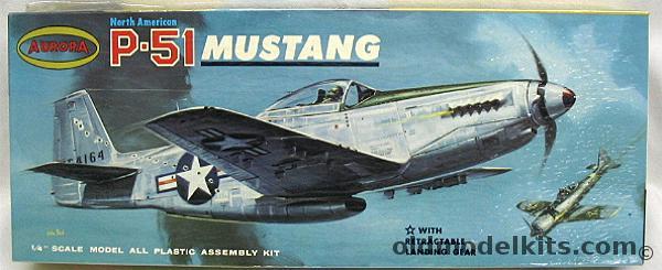 Aurora 1/48 P-51 Mustang - (P-51D), 118-100 plastic model kit